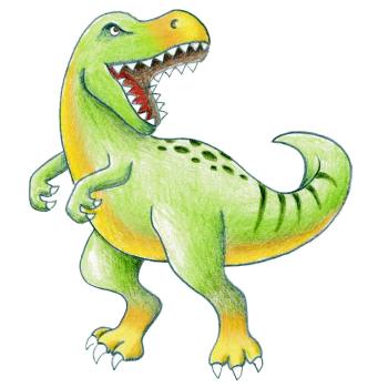 Preview: Faber-Castell Jumbo Grip Buntstift Dino 8+2 Kartonetui